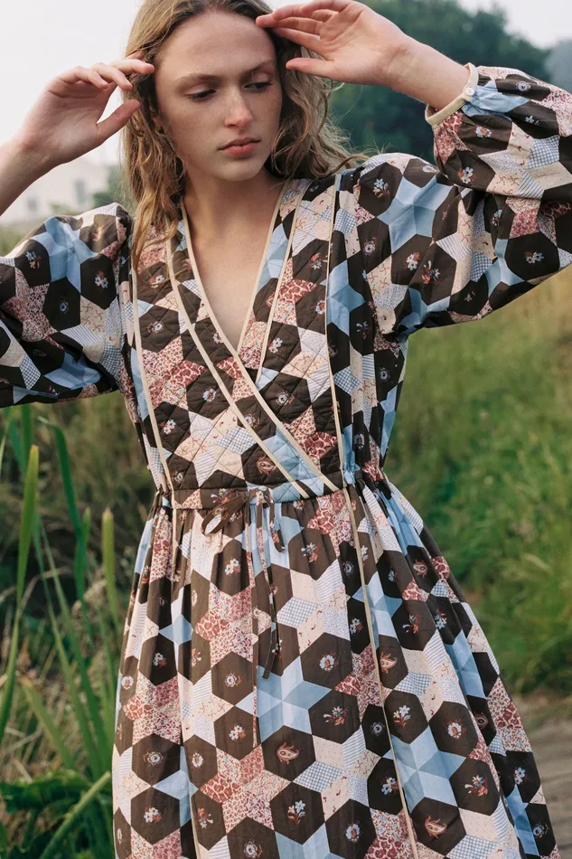 Dresses Women Christy Dawn The Sona Dress Solstice Patchwork