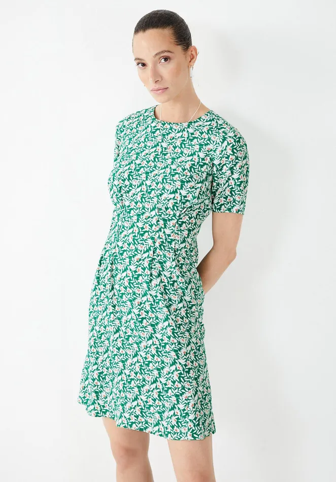 Dresses Women Hush Ashley Tea Dress Leafy Floral Green