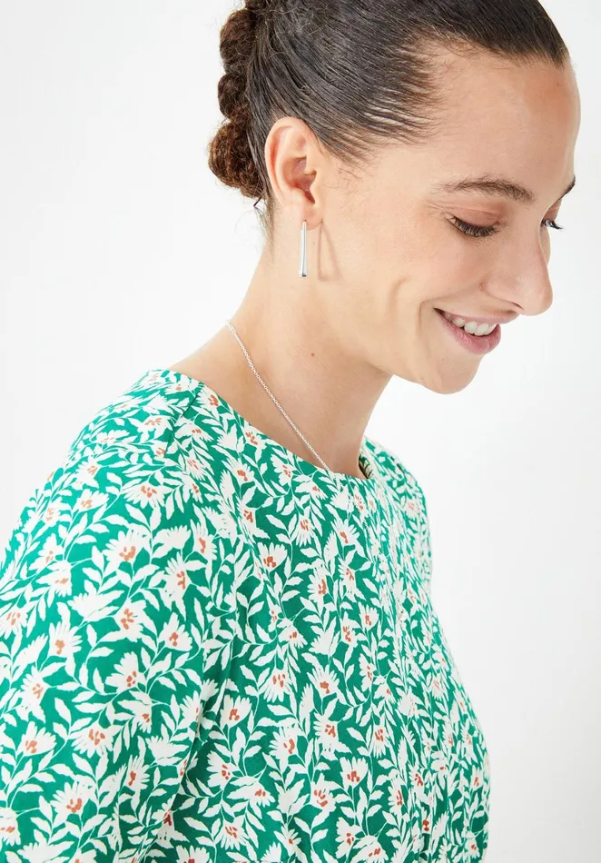 Dresses Women Hush Ashley Tea Dress Leafy Floral Green