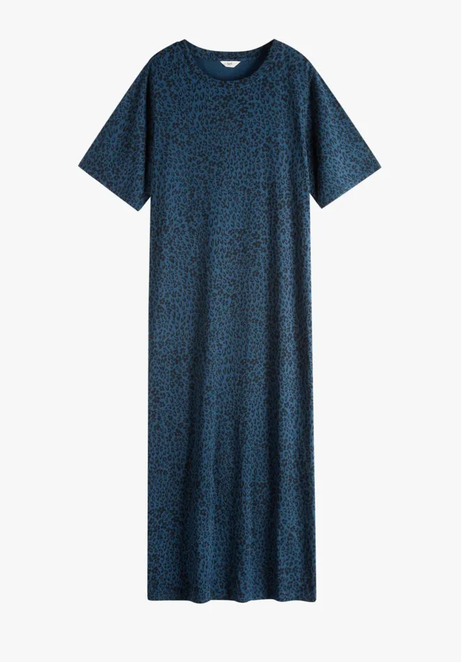 Dresses Women Hush Jamie Jersey Midi Dress Leopard Floral Blueblack