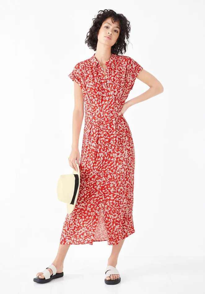 Dresses Women Hush Posy Shirt Dress Spring Blossom Red
