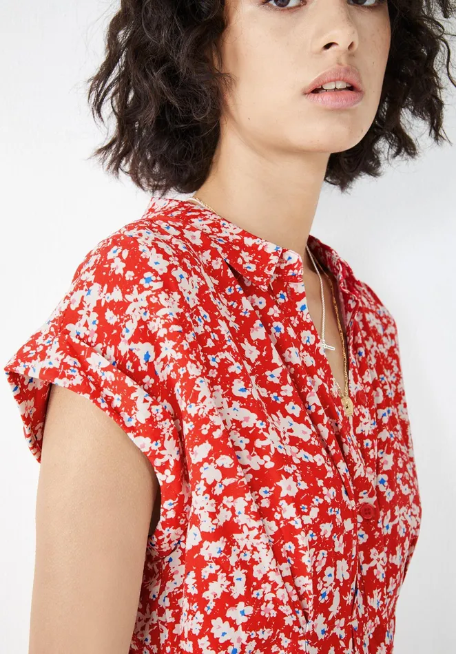 Dresses Women Hush Posy Shirt Dress Spring Blossom Red