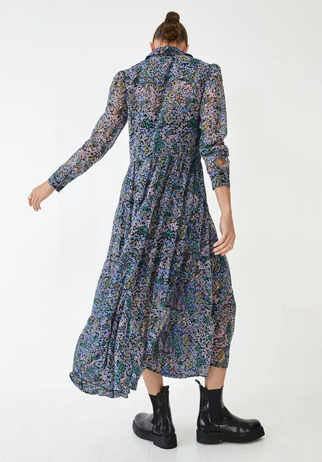 Dresses Women Hush Tamara Sheer Maxi Dress Ditsy Lilac