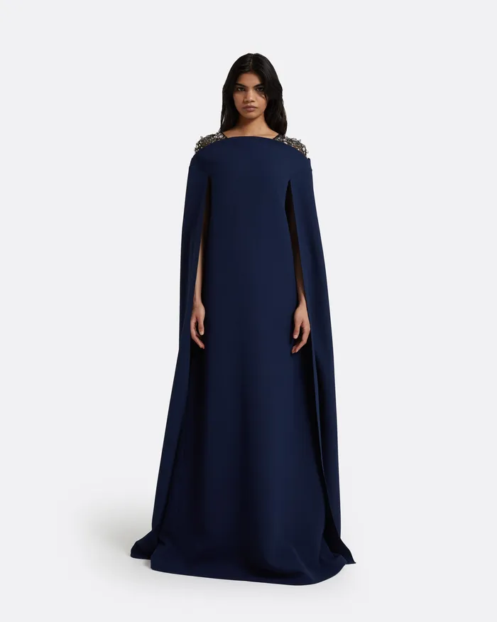 Dresses Women Safiyaa Aleyna Maritime Long Dress Maritime Blue