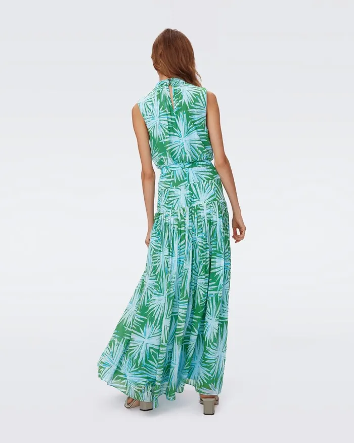 DVF Dresses Women Menon Dress Sea Holly Green