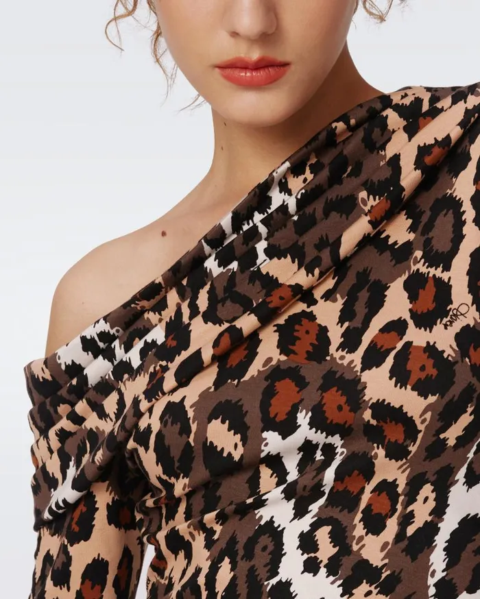 DVF Dresses Women Perry Dress Tiny Jungle Cat