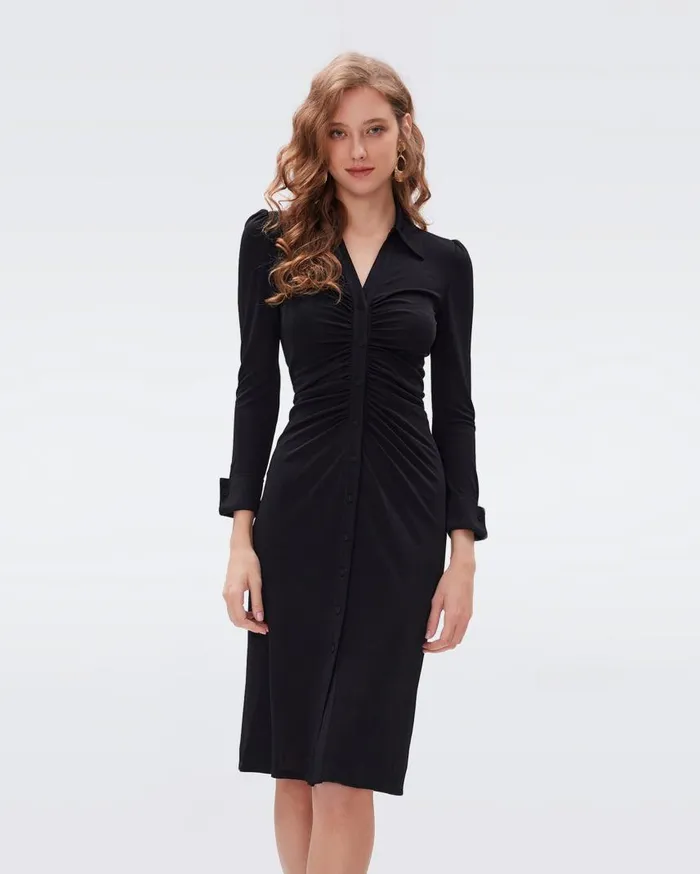 DVF Dresses Women Sheska Dress Black