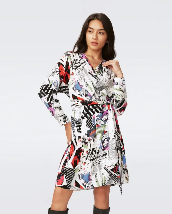 DVF Dresses Women Shia Dress Poster Girl