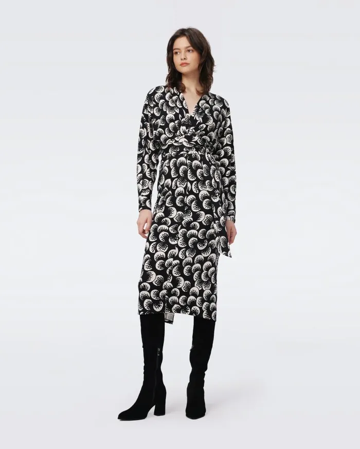 DVF Dresses Women Zidane Dress Huge Moon Landing