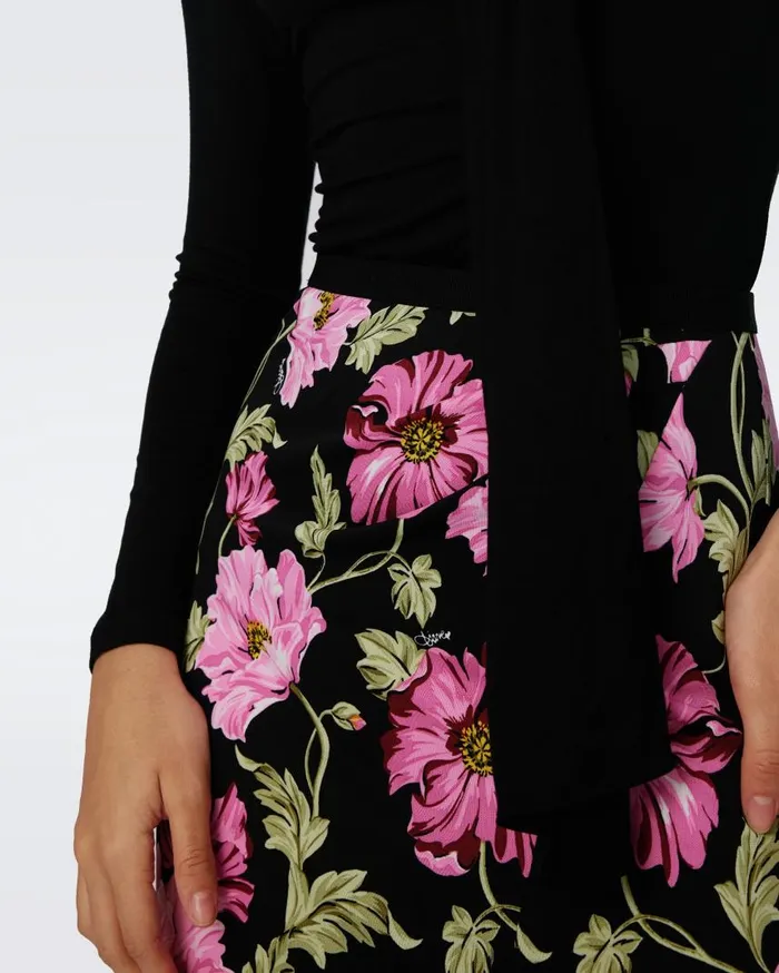 DVF Skirts Women Whitley Skirt Hendrix Floral Pink