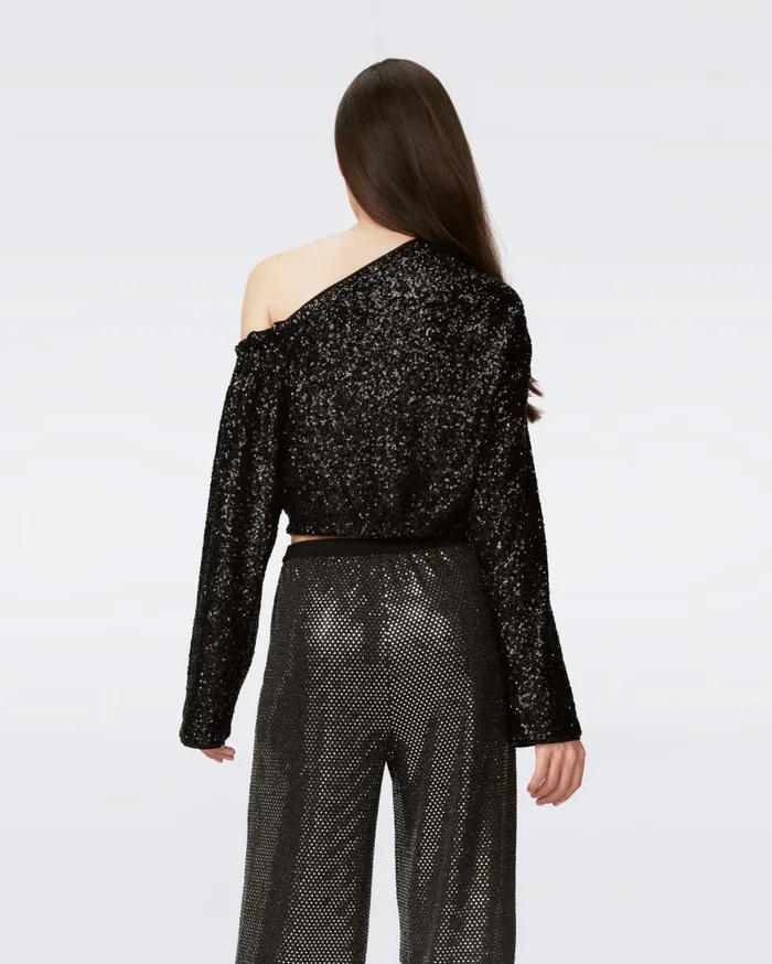 DVF Tops Women Belle Top Black