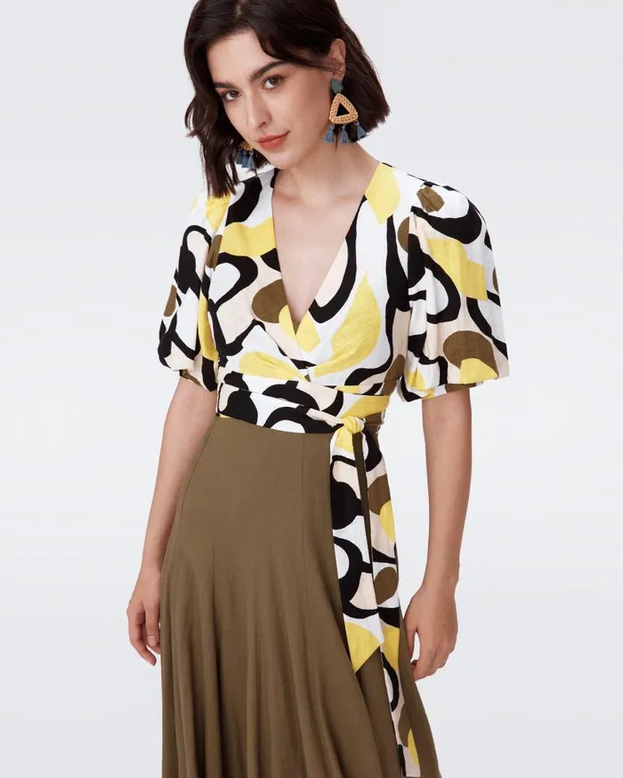 DVF Tops Women Gia Top Mirage Yellow