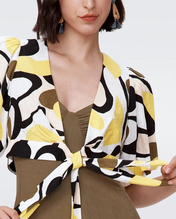 DVF Tops Women Gia Top Mirage Yellow