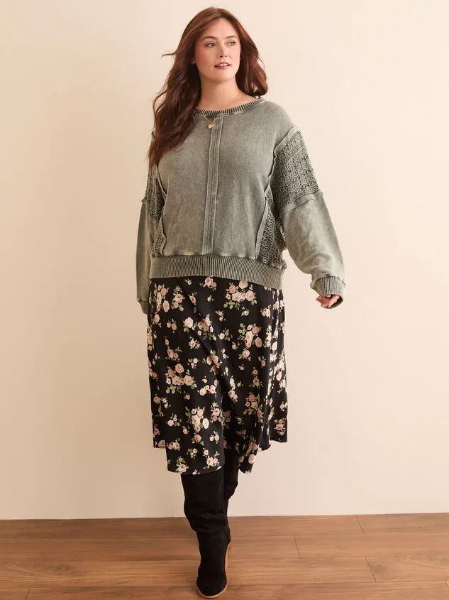 Dylan Floral Maxi Skirt Blackfloral Women Altar039d State Bottoms
