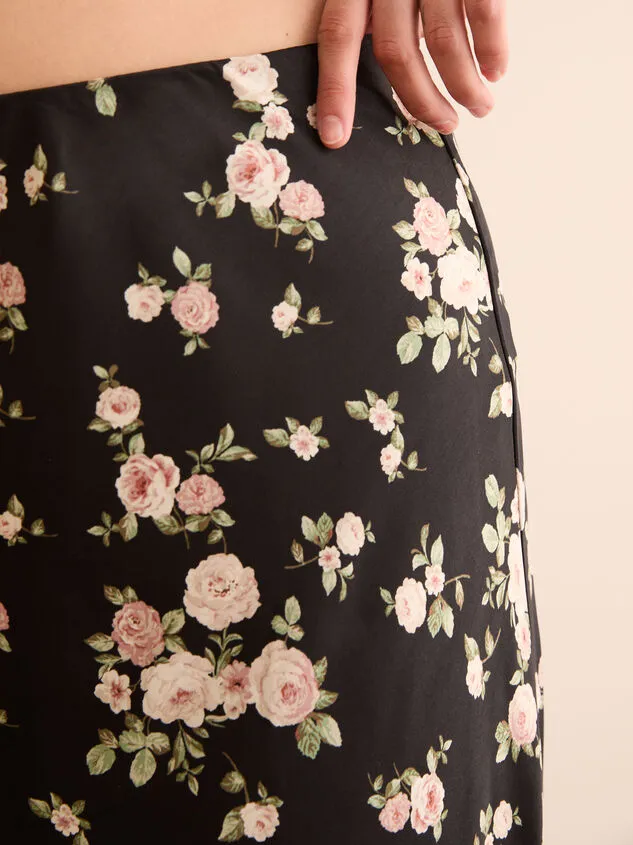 Dylan Floral Maxi Skirt Blackfloral Women Altar039d State Bottoms Dylan Floral Maxi Skirt Blackfloral Women Altar039d State Bottoms