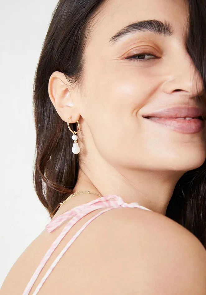 Earrings Women Hush Arkoi Pearl Earrings Gold