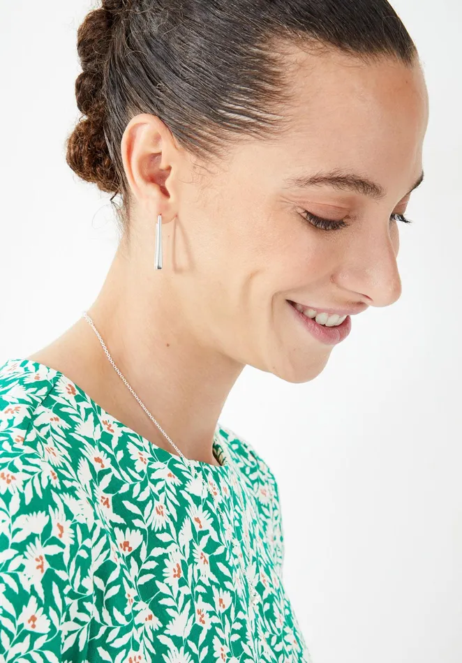 Earrings Women Hush Harvey Hoop Earrings Silver