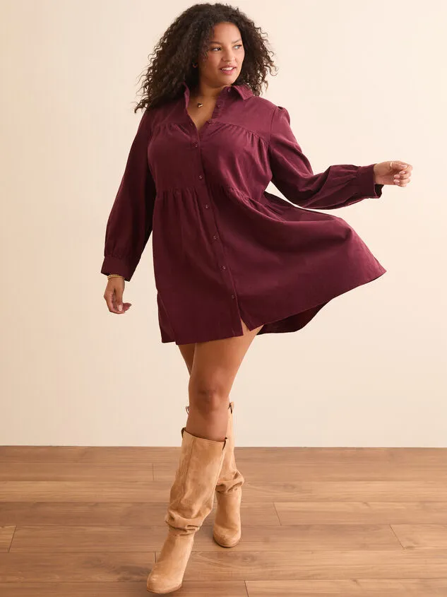 Ella Corduroy Dress Burgundy Women Altar039d State Dresses Ella Corduroy Dress Burgundy Women Altar039d State Dresses