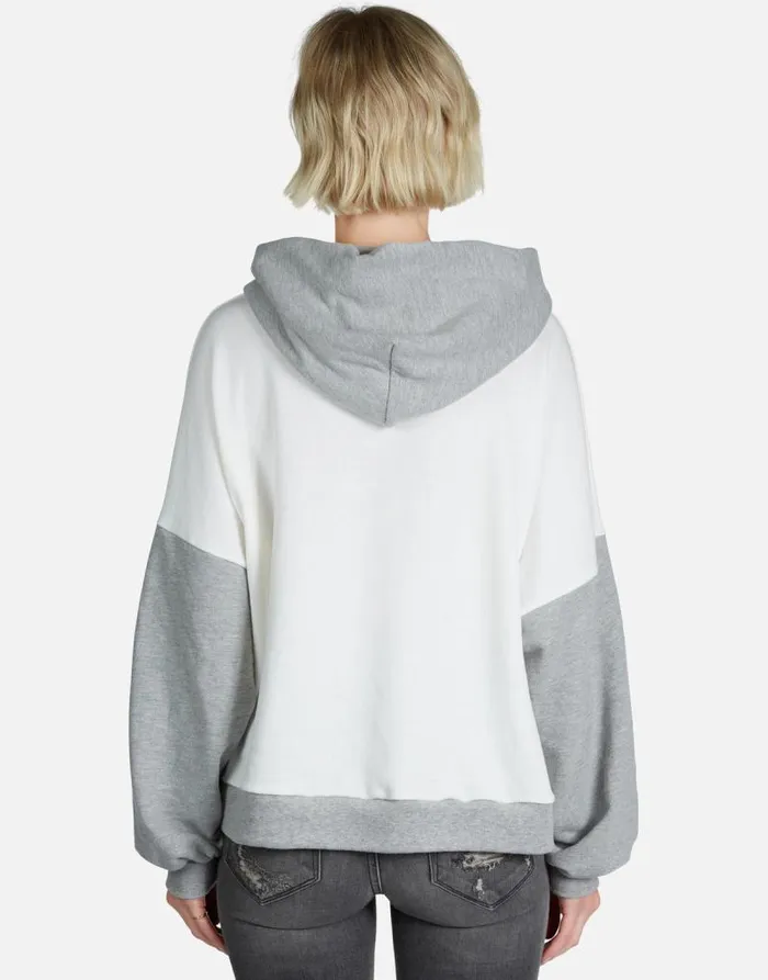 Ellie Rainbow Star Outline Milkheather Grey Women Lauren Moshi Hoodies
