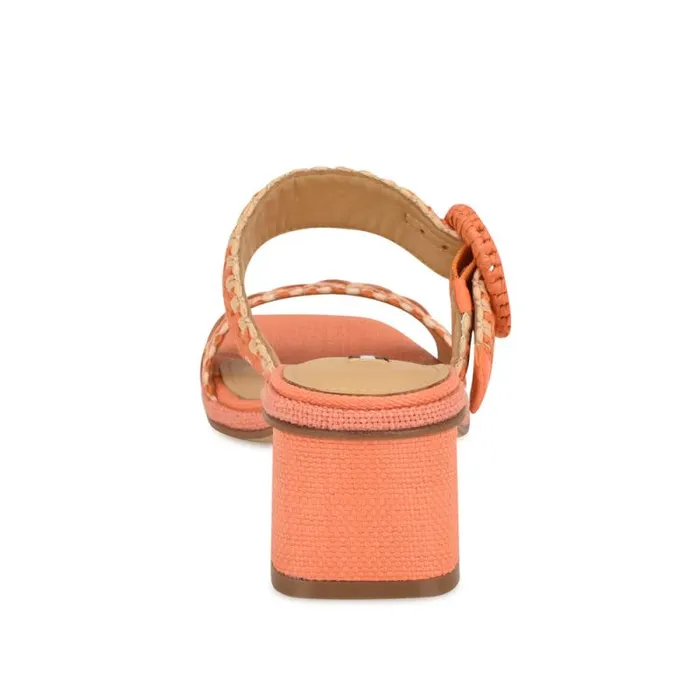 Emerey Woven Slide Sandals Orange Women Nine West Sandals Emerey Woven Slide Sandals Orange Women Nine West Sandals