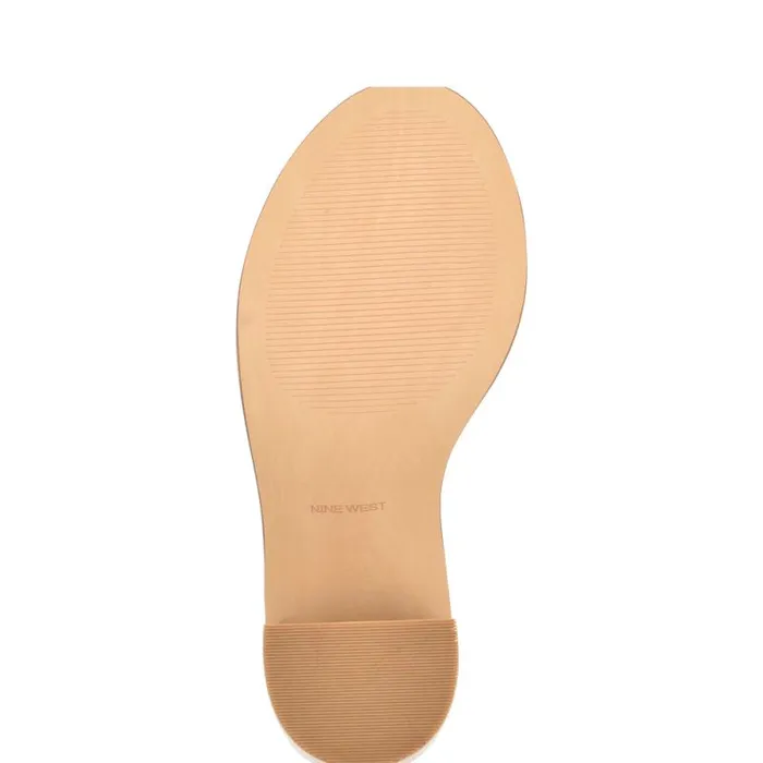 Erla Tailored Sandals Light Natural Women Nine West Sandals Erla Tailored Sandals Light Natural Women Nine West Sandals