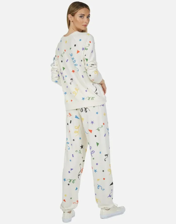 Everly Confetti Party Silk Women Lauren Moshi Long Sleeve