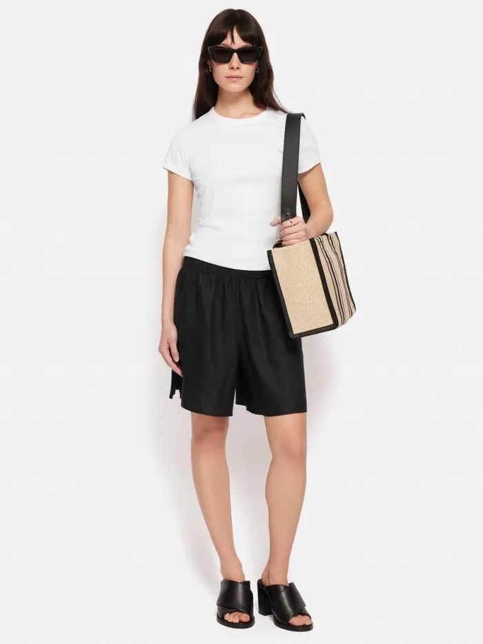 Fine Cotton Tee White Women Jigsaw Suits and Tailoring