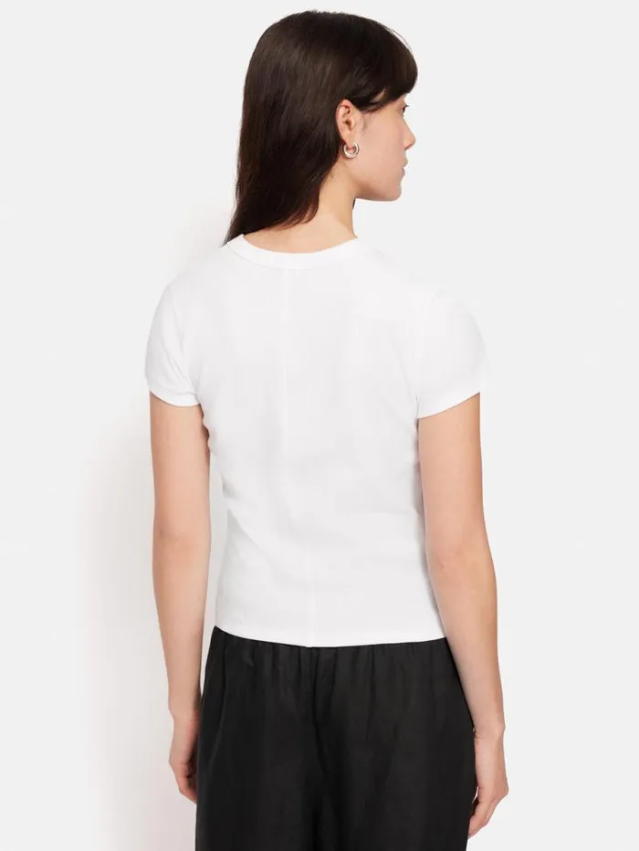 Fine Cotton Tee White Women Jigsaw Suits and Tailoring