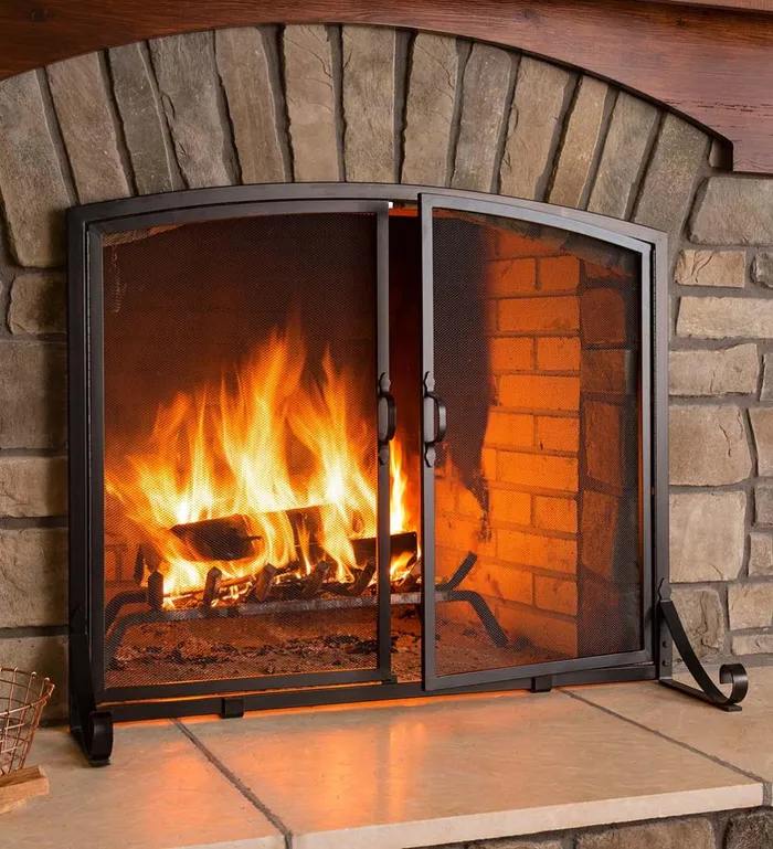 Fireplace and Hearth Arched Top Flat Guard Fireplace Screen With Doors Plow and Hearth Fireplace Screens With Doors Fireplace and Hearth Arched Top Flat Guard Fireplace Screen With Doors Plow and Hearth Fireplace Screens With Doors