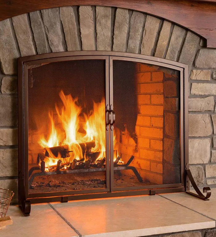 Fireplace and Hearth Arched Top Flat Guard Fireplace Screen With Doors Plow and Hearth Fireplace Screens With Doors Fireplace and Hearth Arched Top Flat Guard Fireplace Screen With Doors Plow and Hearth Fireplace Screens With Doors