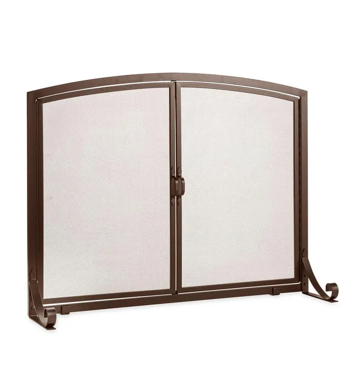 Fireplace and Hearth Arched Top Flat Guard Fireplace Screen With Doors Plow and Hearth Fireplace Screens With Doors Fireplace and Hearth Arched Top Flat Guard Fireplace Screen With Doors Plow and Hearth Fireplace Screens With Doors