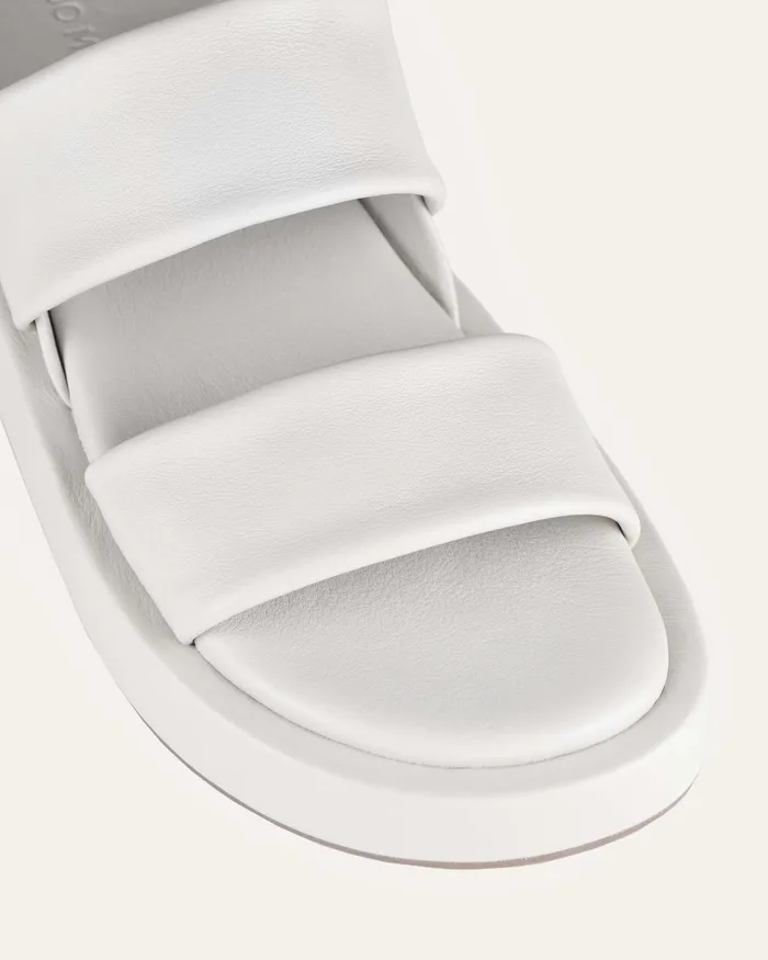 FLAT SANDALS Dana flat sandals bone leather 8211 jomercer Women FLAT SANDALS Dana flat sandals bone leather 8211 jomercer Women