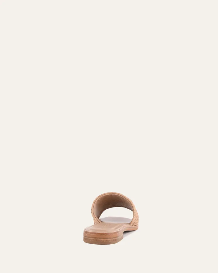 FLAT SANDALS Women Picasso flat slide tan raffia jomercer FLAT SANDALS Women Picasso flat slide tan raffia jomercer