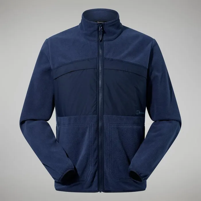 Fleece Men Berghaus Tannen Fleece Jacket 8211 Dark Blue