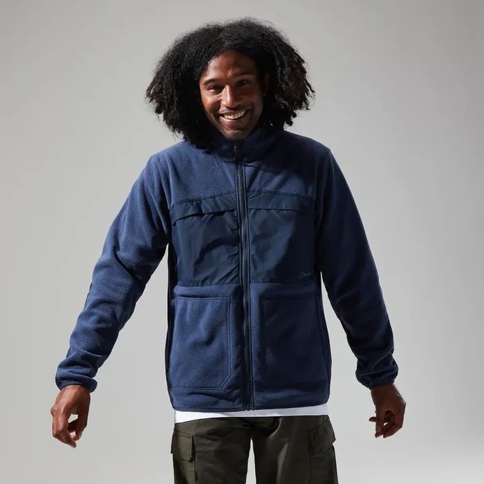 Fleece Men Berghaus Tannen Fleece Jacket 8211 Dark Blue