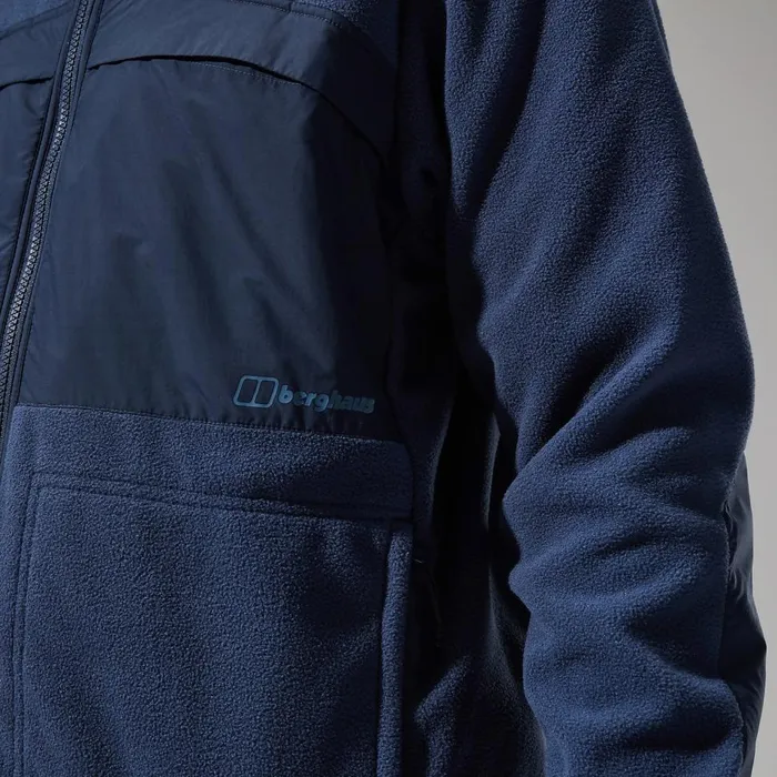 Fleece Men Berghaus Tannen Fleece Jacket 8211 Dark Blue