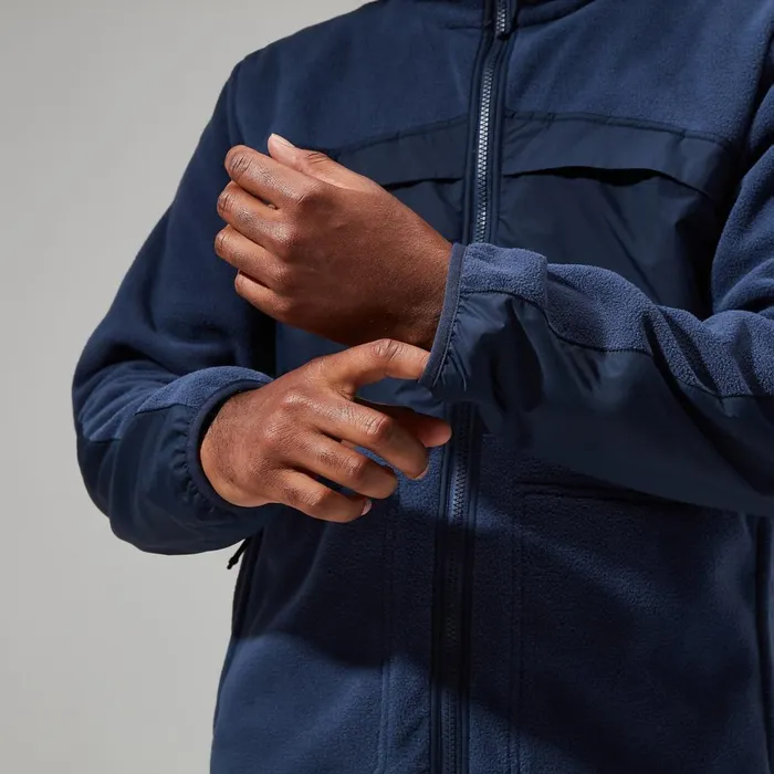 Fleece Men Berghaus Tannen Fleece Jacket 8211 Dark Blue