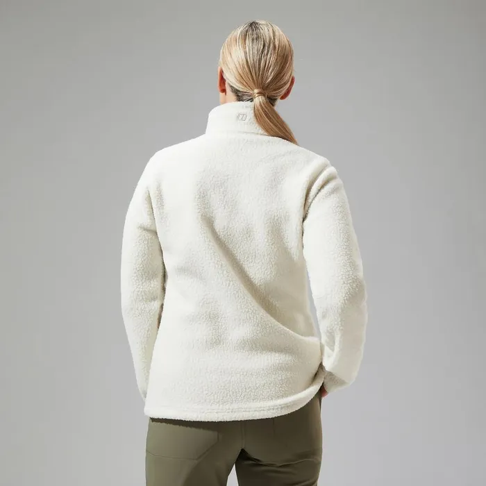 Fleece Women Berghaus Darria Half Zip Fleece 8211 Natural