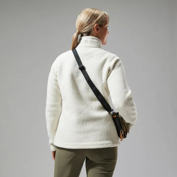 Fleece Women Berghaus Darria Half Zip Fleece 8211 Natural