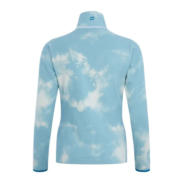 Fleece Women Berghaus Navala Fleece Half Zip 8211 Blue White