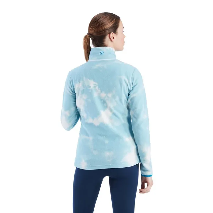 Fleece Women Berghaus Navala Fleece Half Zip 8211 Blue White