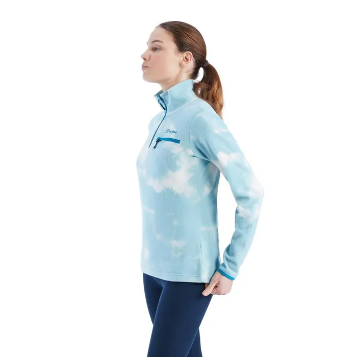 Fleece Women Berghaus Navala Fleece Half Zip 8211 Blue White