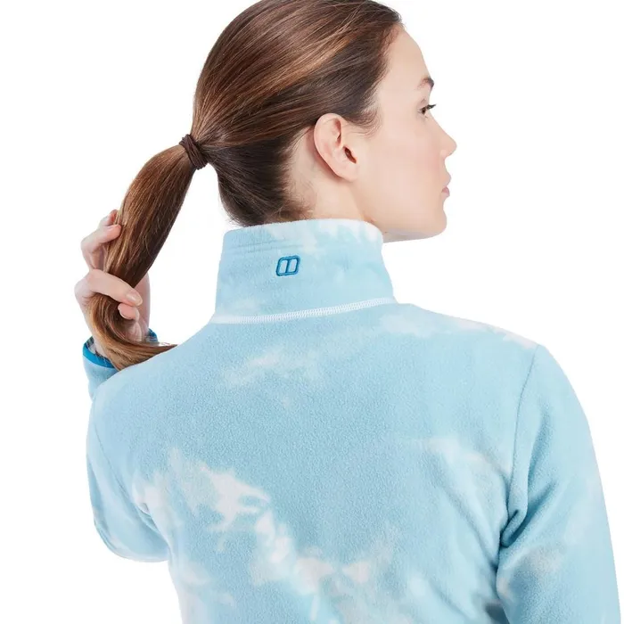 Fleece Women Berghaus Navala Fleece Half Zip 8211 Blue White
