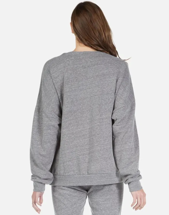 Flora High Heel Heart Heather Grey Women Lauren Moshi Long Sleeve