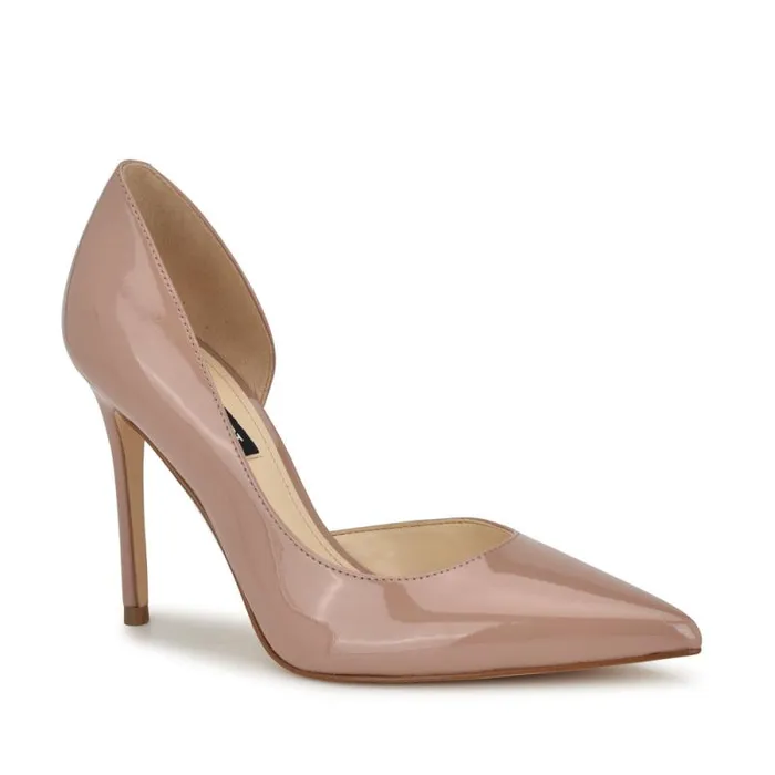 Folowe D039Orsay Pointy Toe Pumps Light Natural Women Nine West Heels Folowe D039Orsay Pointy Toe Pumps Light Natural Women Nine West Heels