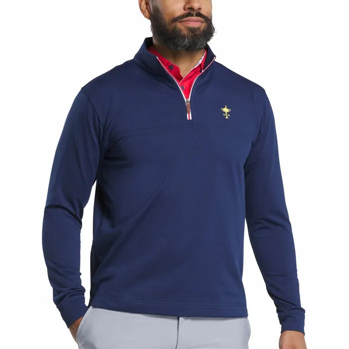 FootJoy Base MidLayers Men 1927 Trophy QuarterZip MidLayer