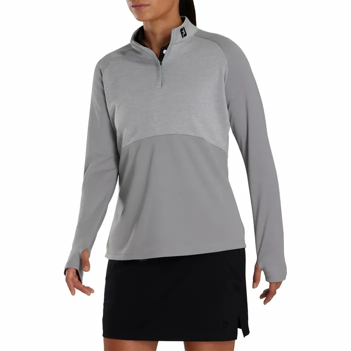 FootJoy Heather Block HalfZip MidLayer Women 8211 FJ Tour Collar Women Base MidLayers