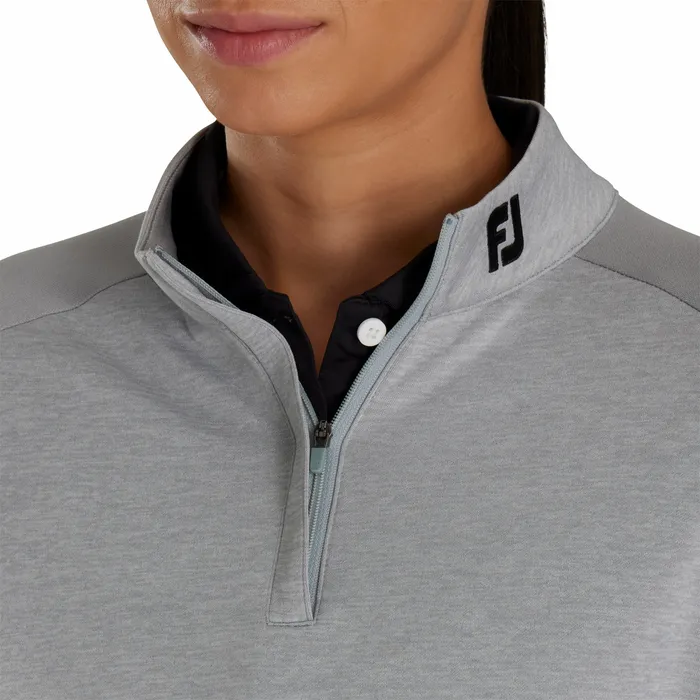 FootJoy Heather Block HalfZip MidLayer Women 8211 FJ Tour Collar Women Base MidLayers