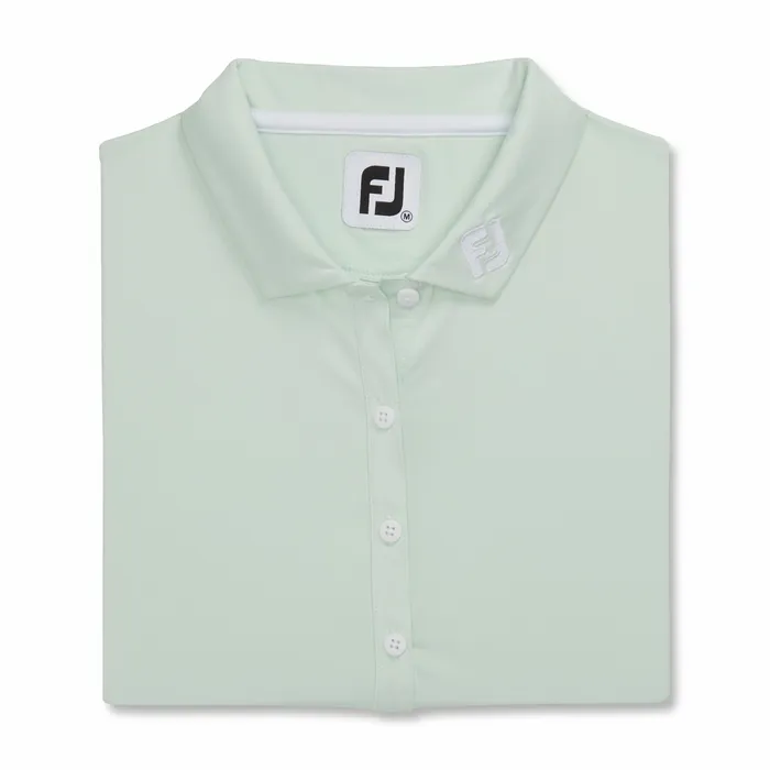 FootJoy Shirts Women Solid Lisle 8211 FJ Tour Logo Women