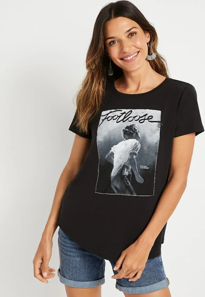 Footloose Graphic Tee Women Maurices Tops